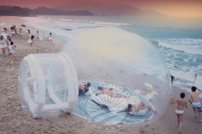 三明充气球形帐篷